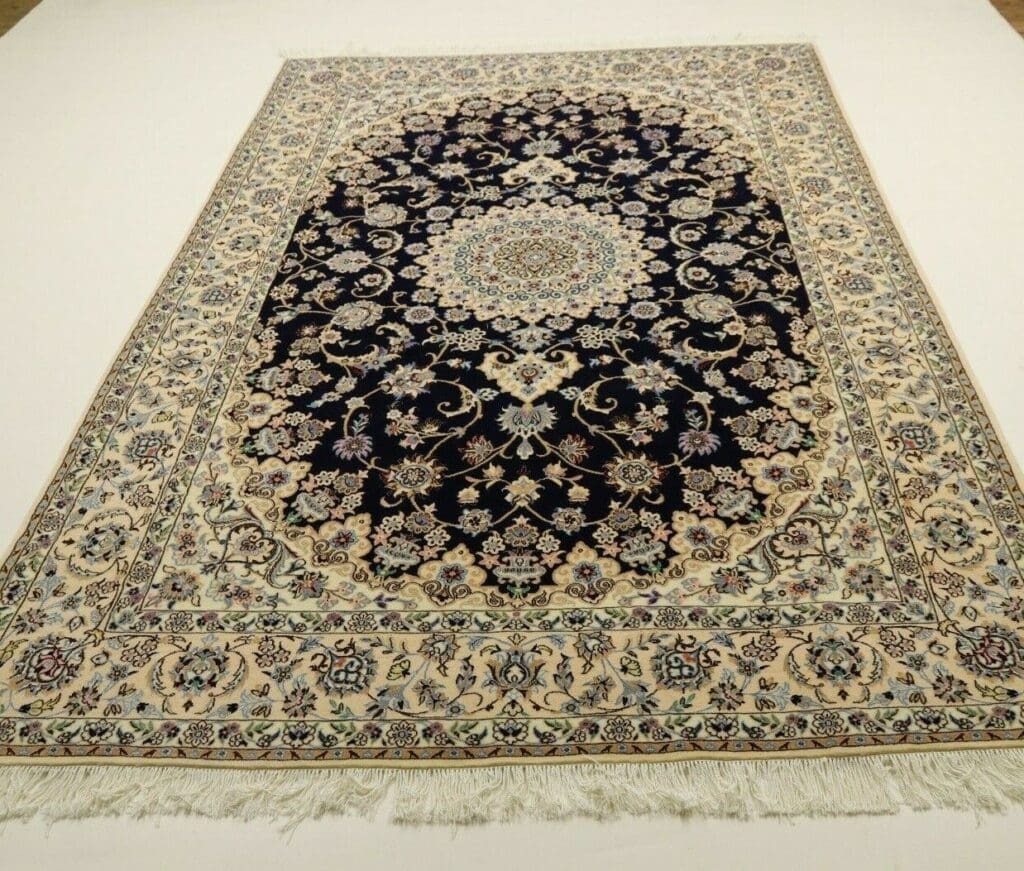 Perserteppich Nain 296 x 203 cm Schurwolle handgeknüpft