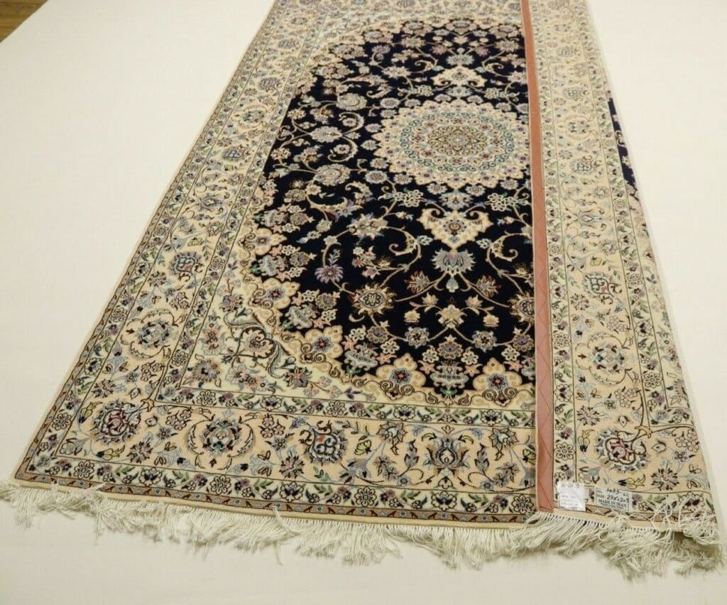 Perserteppich Nain 296 x 203 cm Schurwolle handgeknüpft