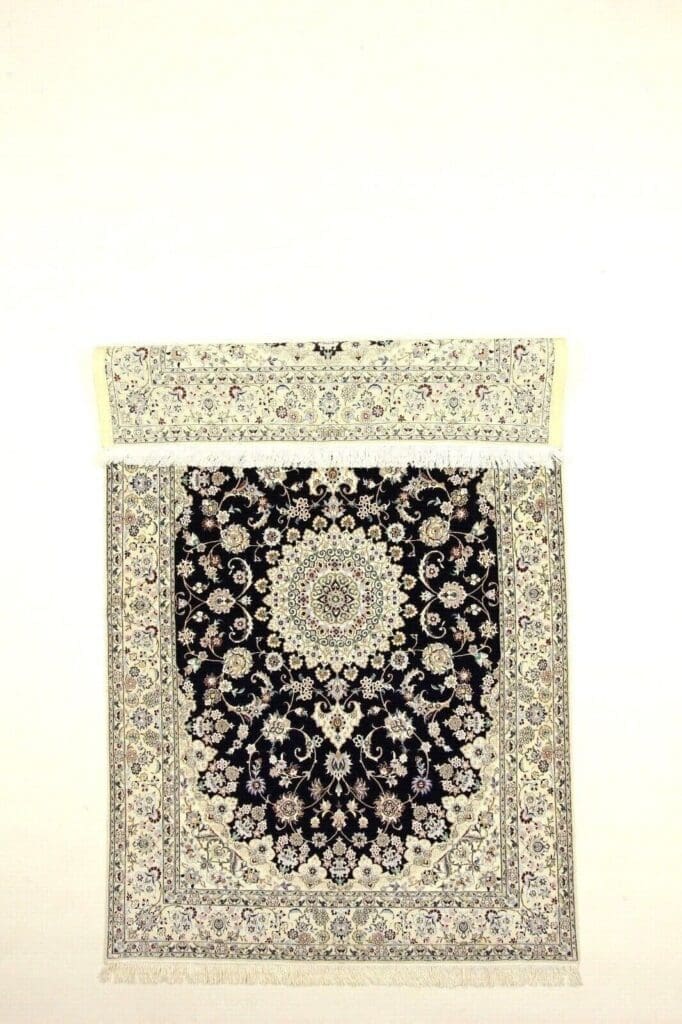 Perserteppich Nain 240 x 154 cm Korkwolle handgeknüpft