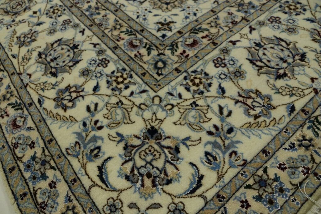 wunderschoner-perserteppich-247-x-200-cm-1000-knoten-m-habiban-signiert Perserteppich Persien 247 x 200 cm Korkwolle handgeknüpft