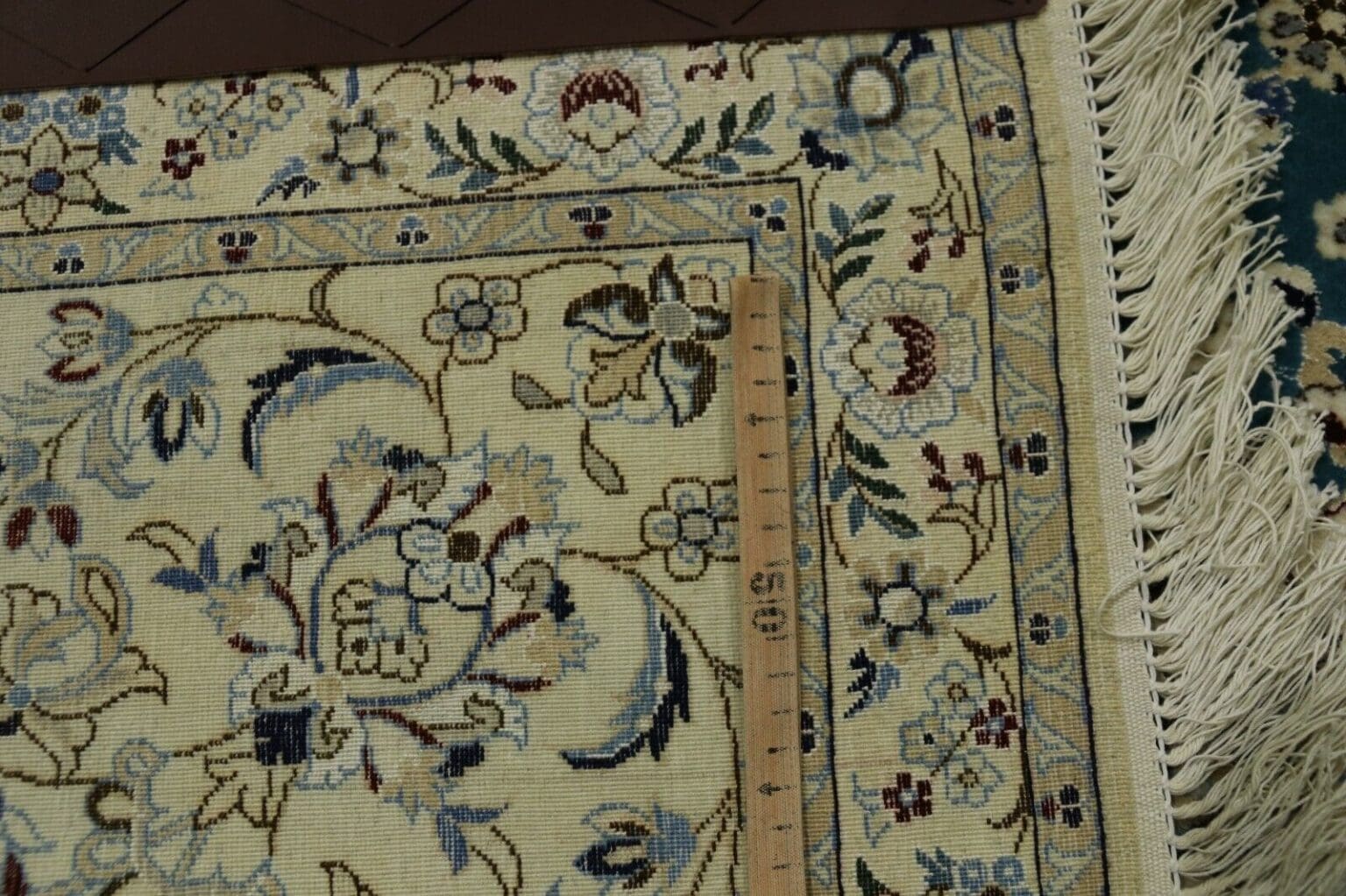 wunderschoner-perserteppich-247-x-200-cm-1000-knoten-m-habiban-signiert-1-3 Perserteppich Persien 247 x 200 cm Korkwolle handgeknüpft