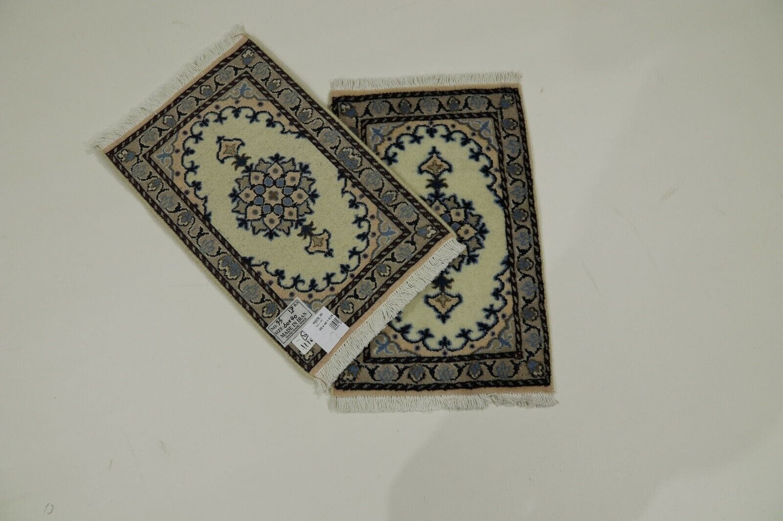 Perserteppich Moud 60 x 40 cm Wolle handgeknüpft