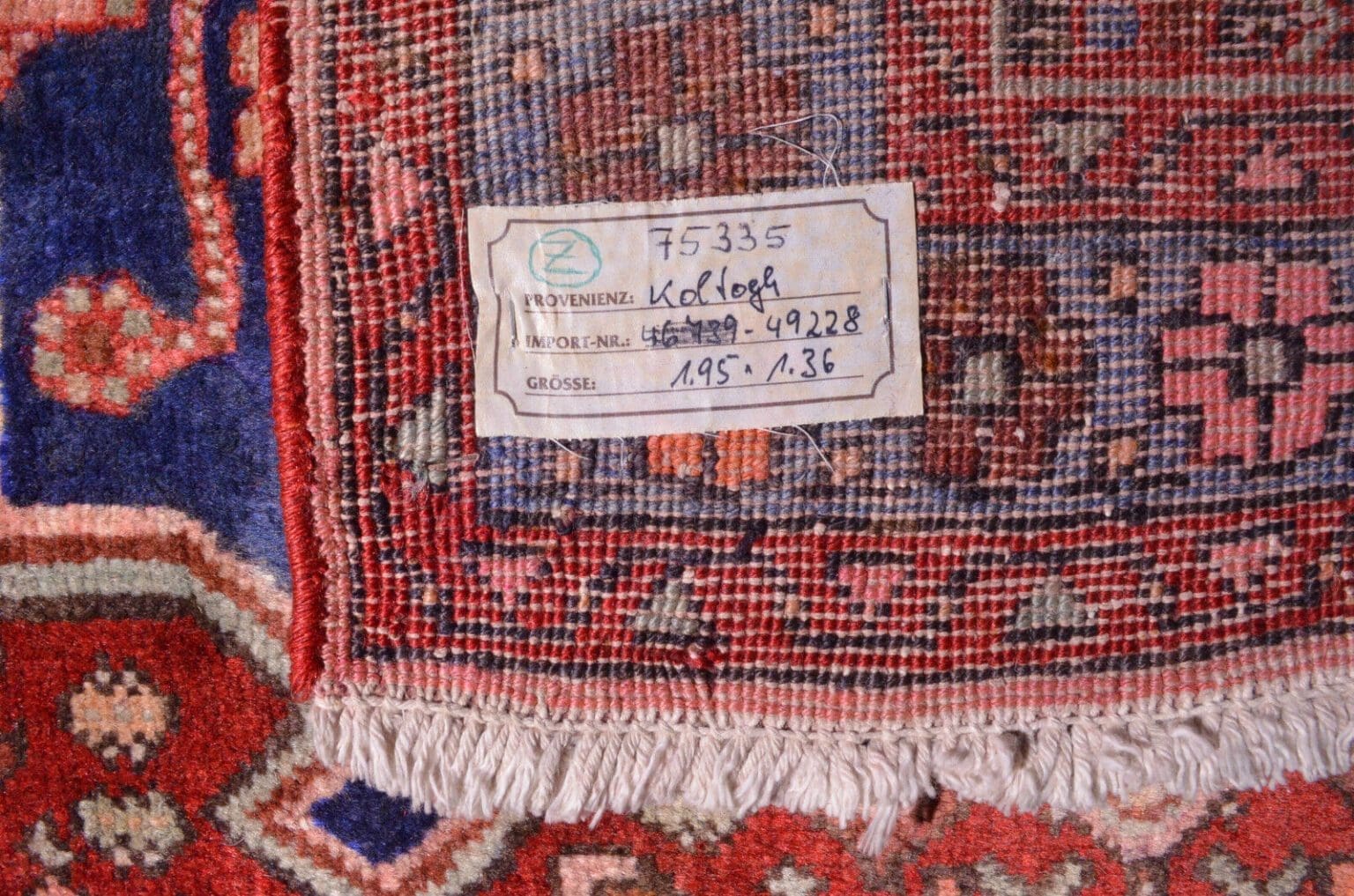 Perserteppich Nordwest-Persien 195 x 136 cm Wolle handgeknüpft