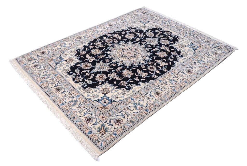 Perserteppich Nain 200 x 150 cm Wolle handgeknüpft