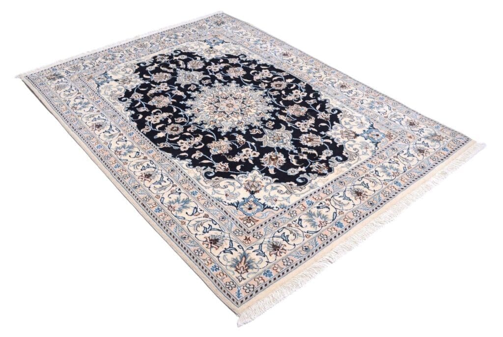 Perserteppich Nain 200 x 150 cm Wolle handgeknüpft