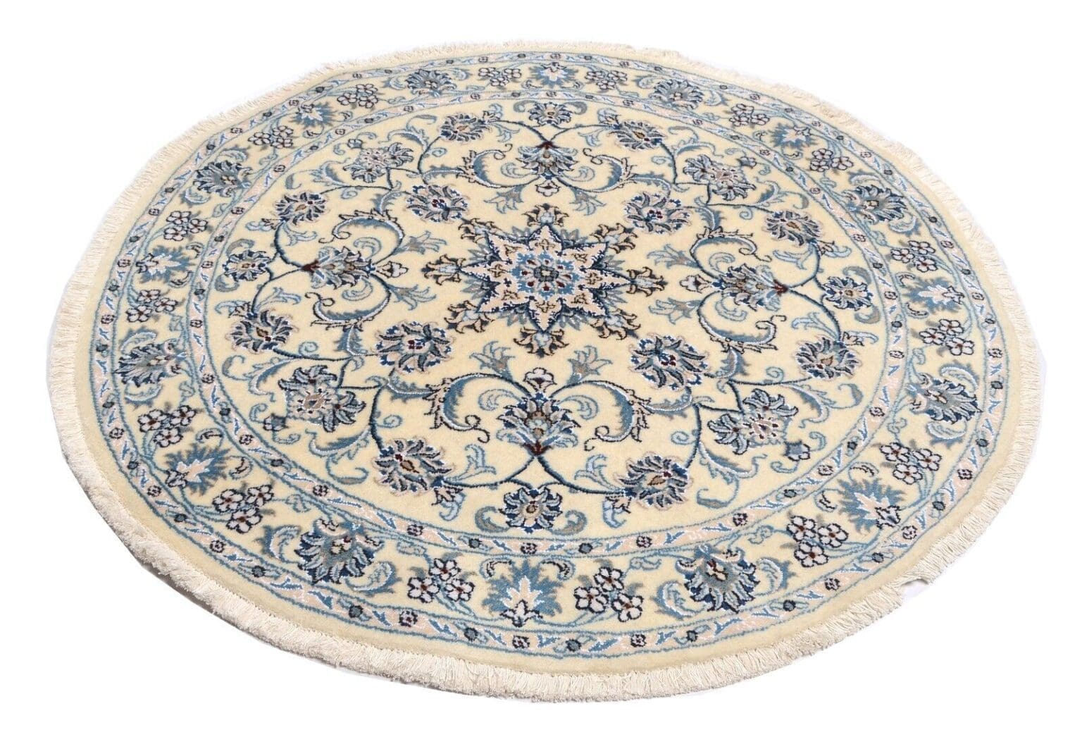 Perserteppich Nain 150 x 150 cm Wolle handgeknüpft (Verkauft)