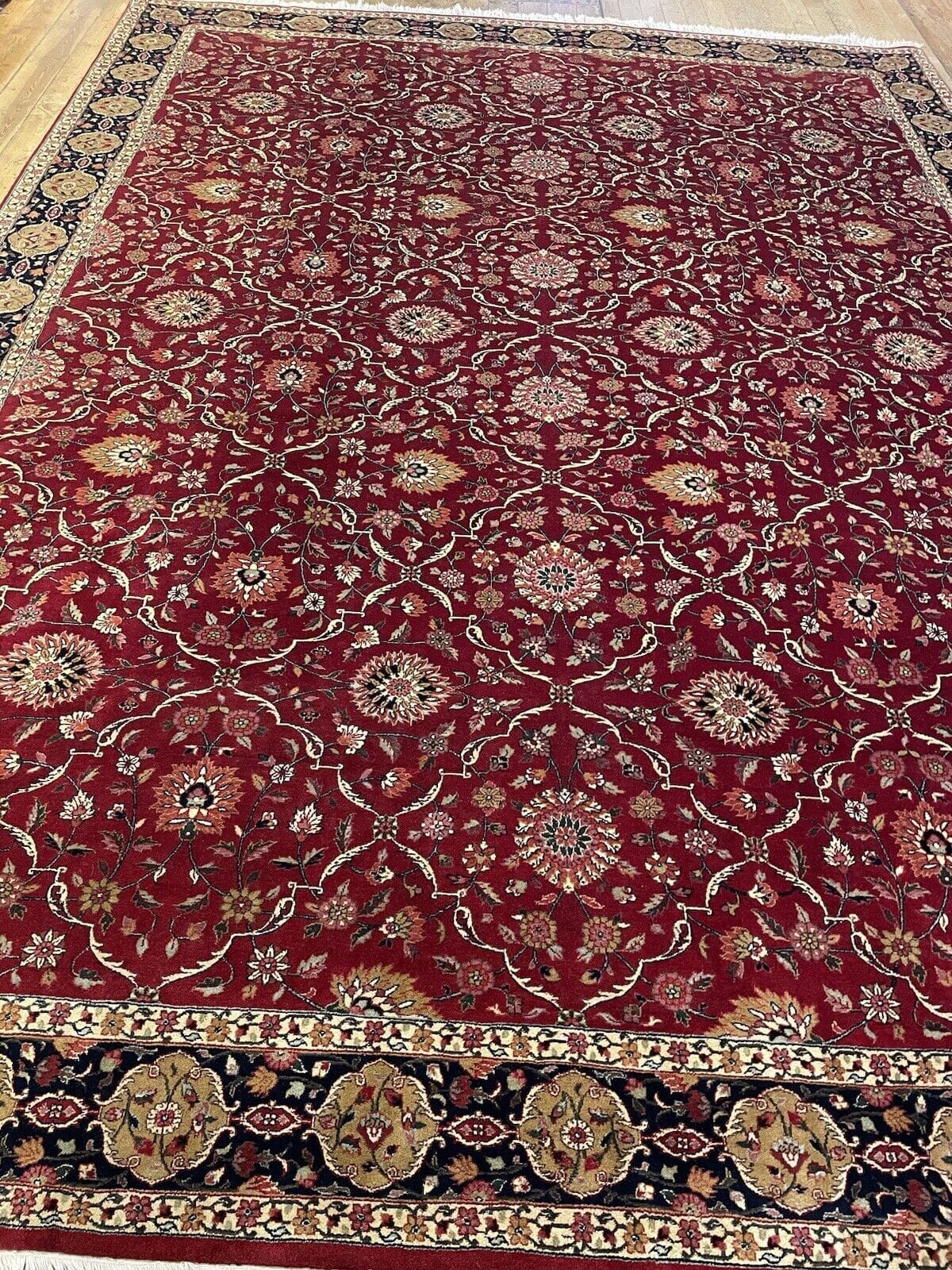 Perserteppich Bijar 400x300 cm Wolle handgeknüpft