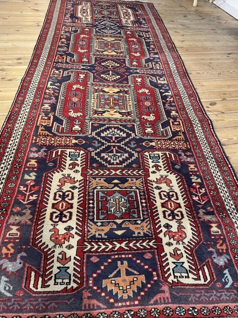 Perserteppich Hamadan 314x114 cm Wolle Handgeknüpft