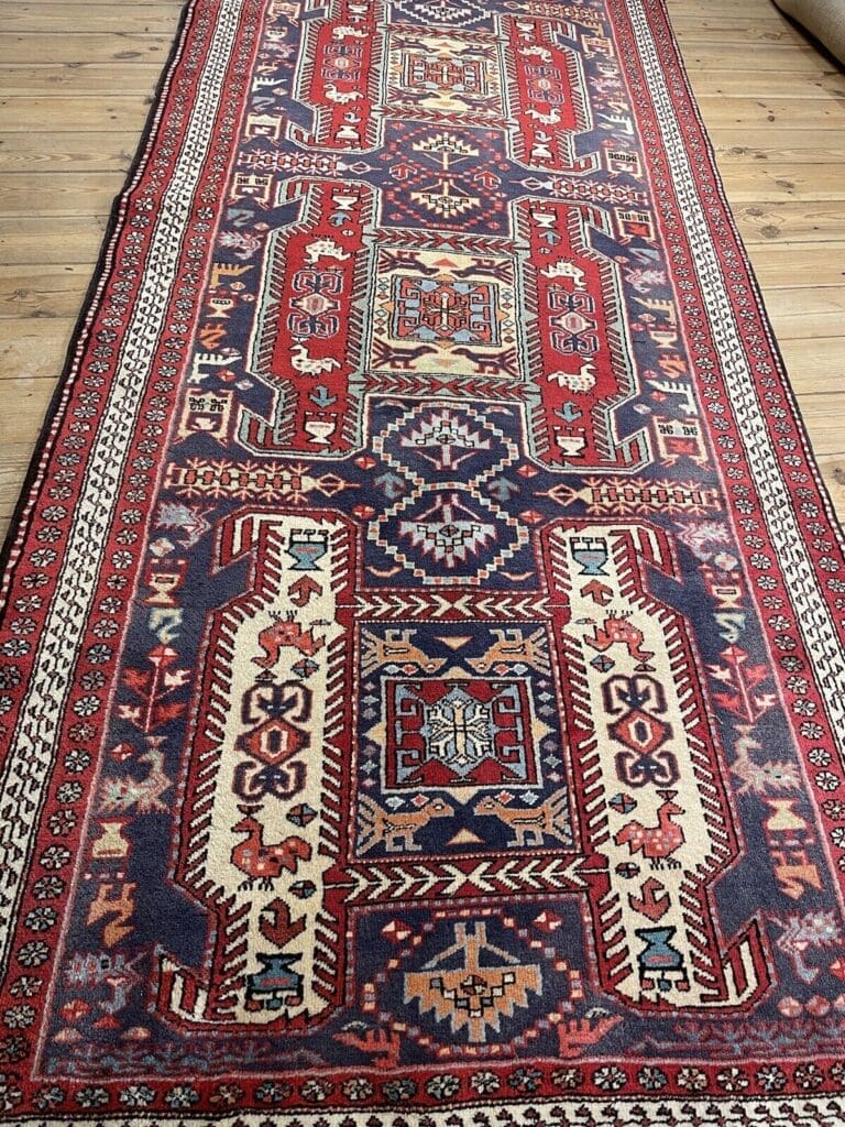 Perserteppich Hamadan 314x114 cm Wolle Handgeknüpft