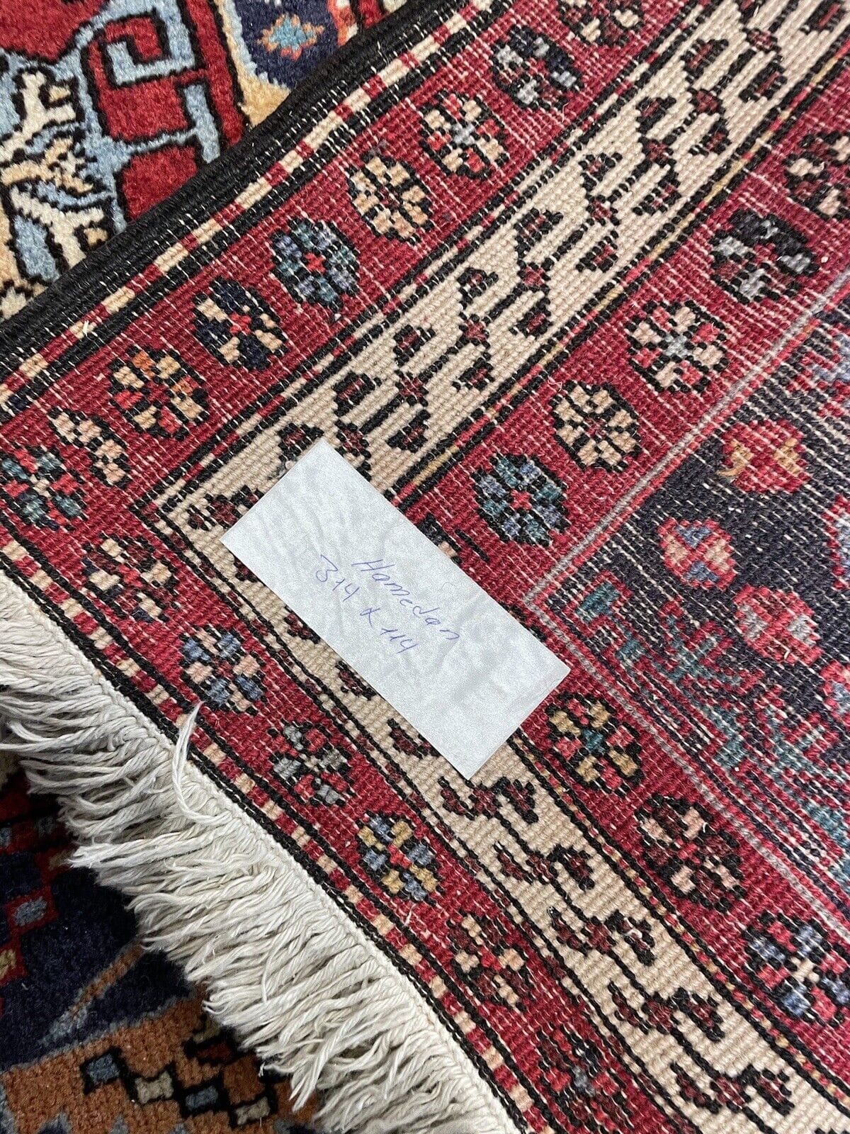 Perserteppich Hamadan 314x114 cm Wolle Handgeknüpft