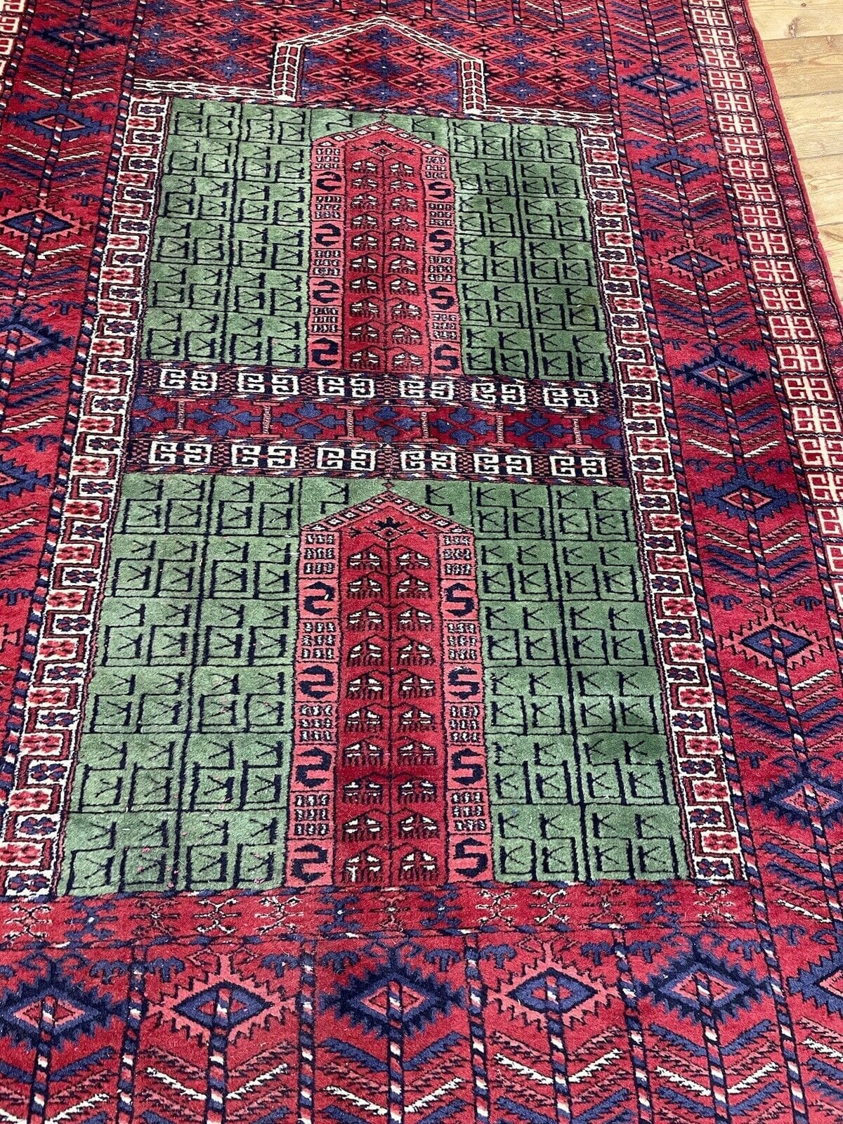 exklusiver-afghanischer-hatschlu-teppich-193x123-cm-extrem-feiner-3 Orientteppich Afghanistan 193x123 cm Wolle handgeknüpft