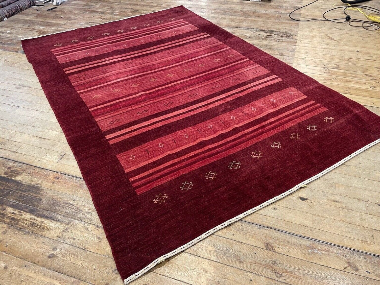 Orientteppich Loribaft 200 x 300 cm Wolle handgeknüpft