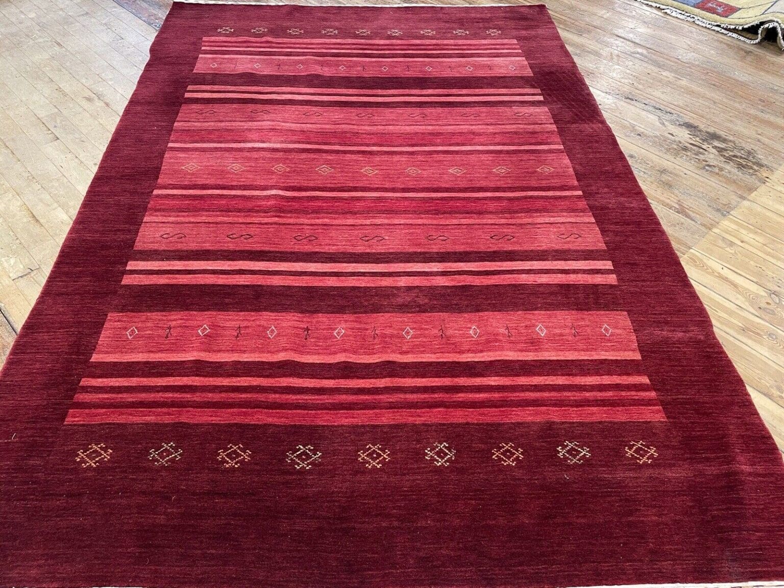Orientteppich Loribaft 200 x 300 cm Wolle handgeknüpft