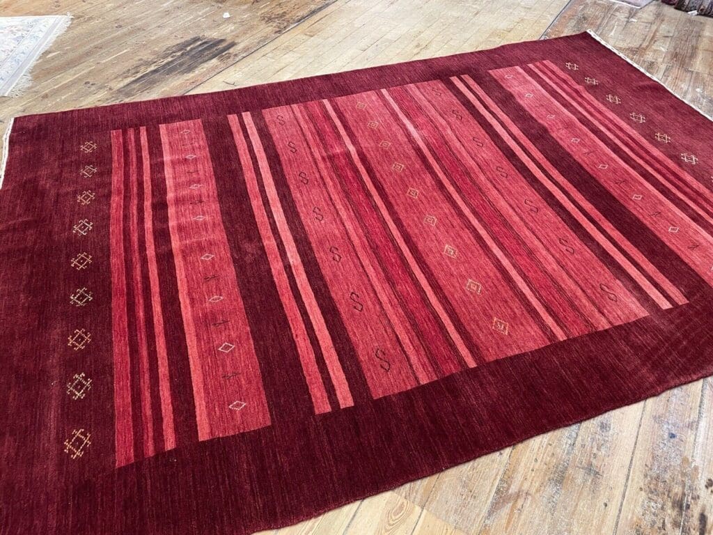 Orientteppich Loribaft 200 x 300 cm Wolle handgeknüpft
