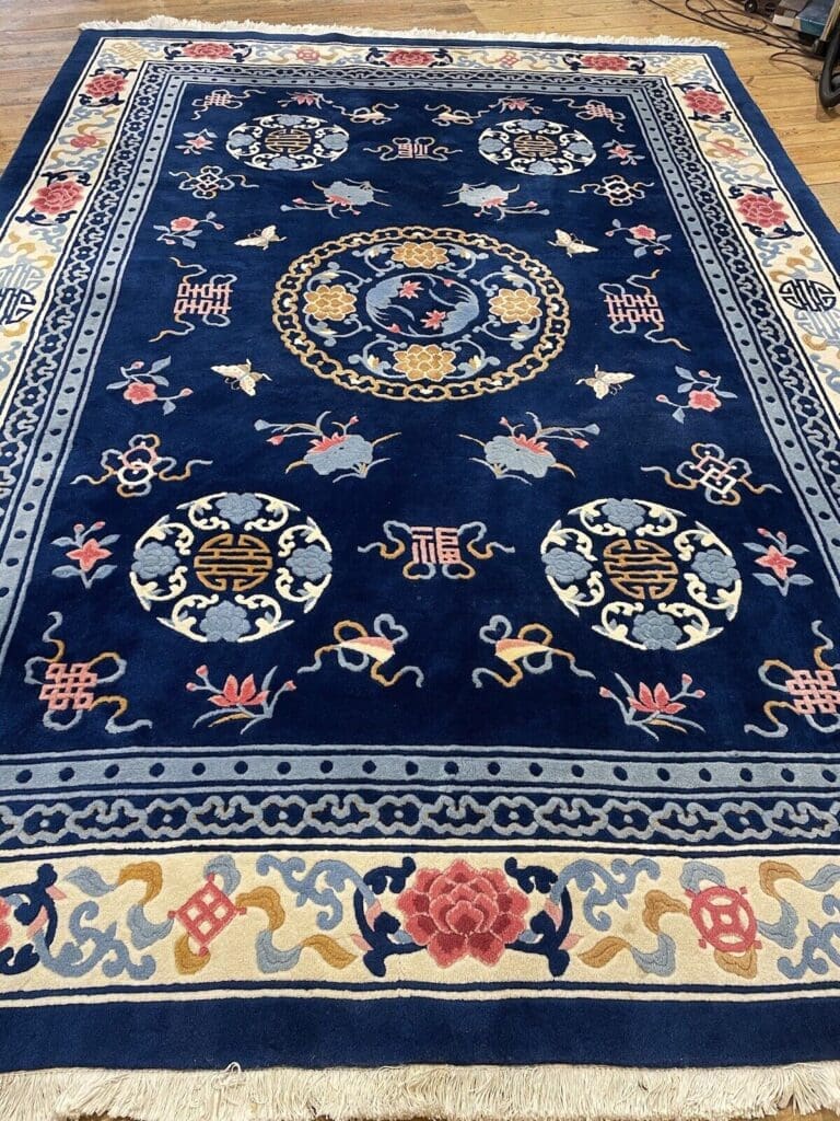 exquisiter-peking-antik-liebhaber-stuck-teppich-250x350-cm-seltenes-1 Orientteppich Peking 250 x 350 cm Wolle handgeknüpft