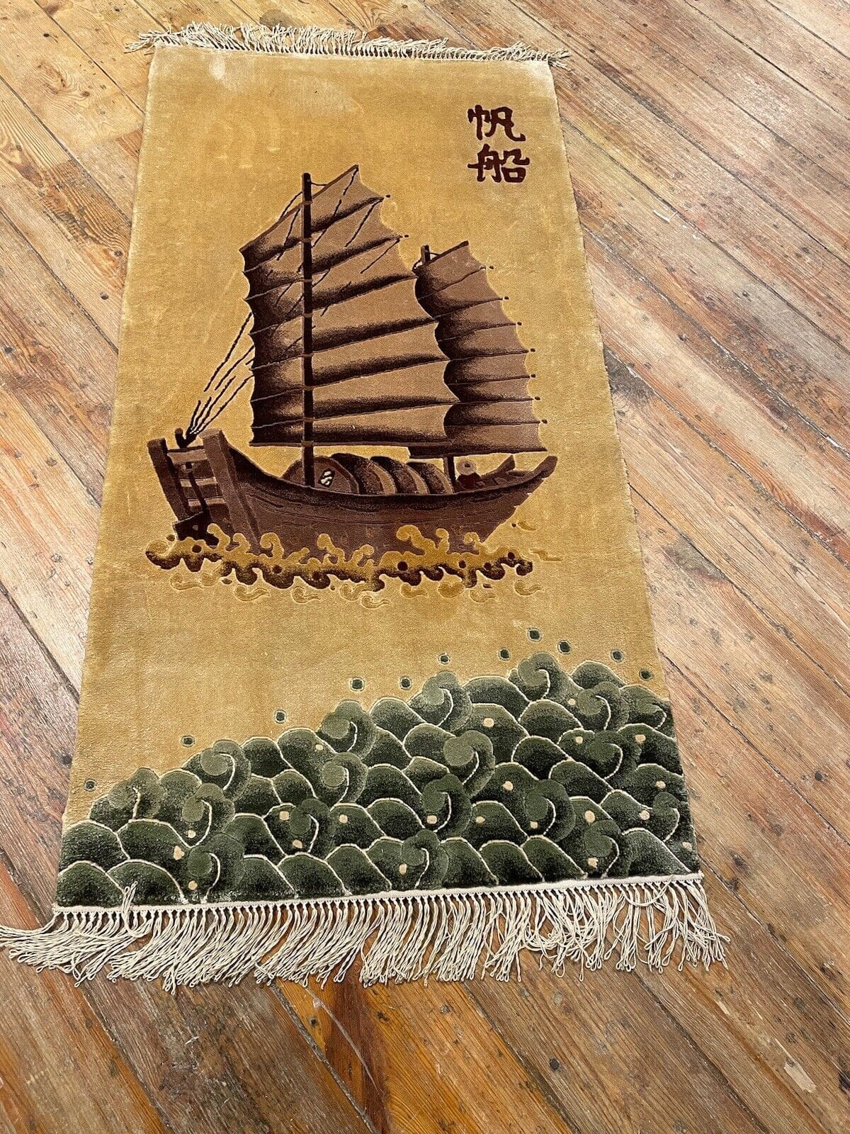 Orientteppich Peking 125x60 cm Seide handgeknüpft