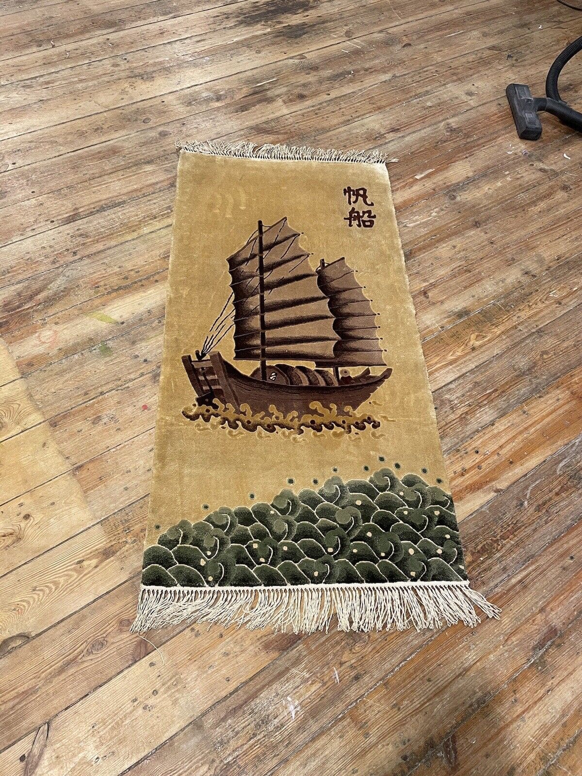 Orientteppich Peking 125x60 cm Seide handgeknüpft