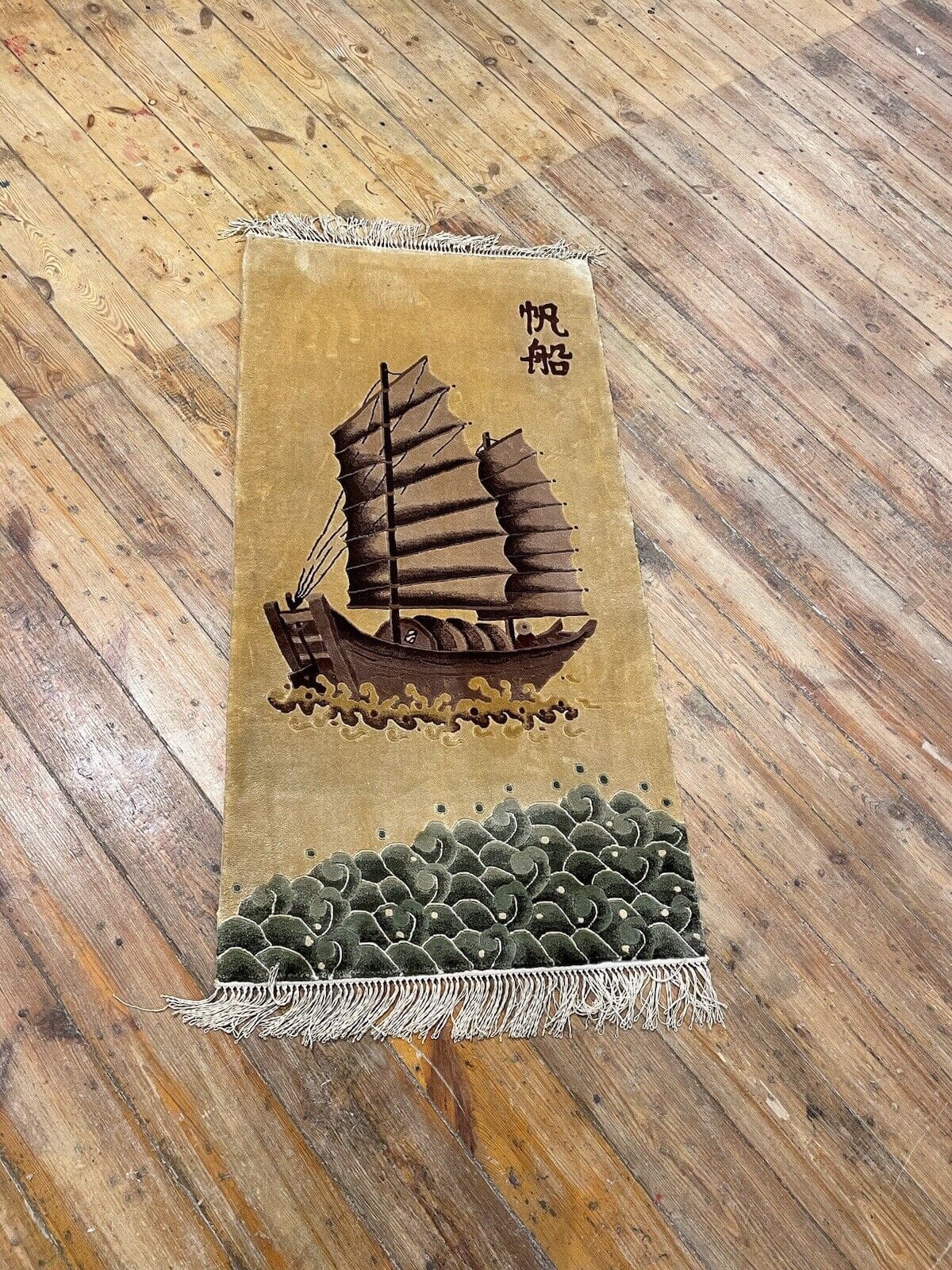 Orientteppich Peking 125x60 cm Seide handgeknüpft