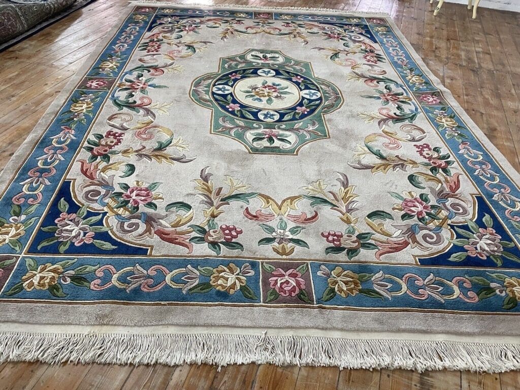 eleganter-peking-china-teppich-370x270-cm-reine-schurwolle-20mm-7 Orientteppich Peking 370 x 270 cm Wolle handgeknüpft