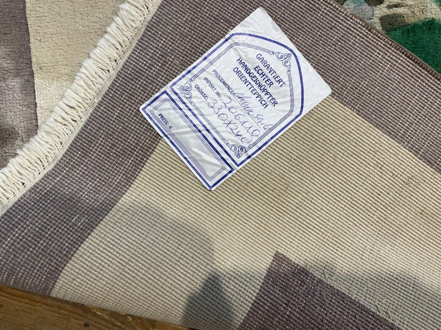 Orientteppich Peking 330x240 cm Seide handgeknüpft