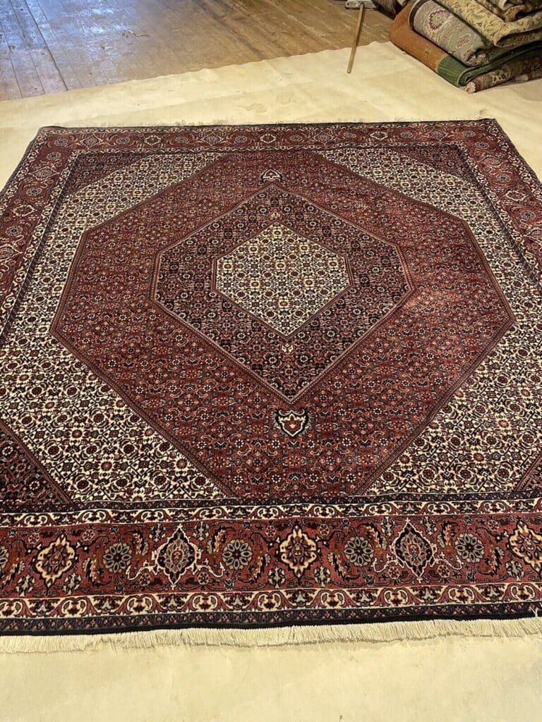 Perserteppich Bijar 300 x 250 cm Wolle handgeknüpft