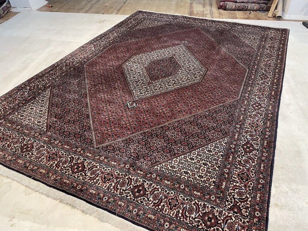 Perserteppich Bijar 300 x 250 cm Wolle handgeknüpft