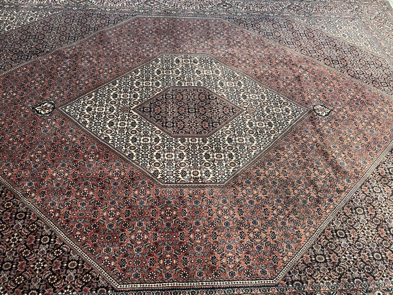 Perserteppich Bijar 300 x 250 cm Wolle handgeknüpft