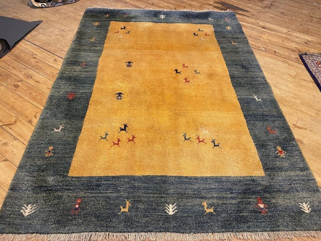 Perserteppich Gabbeh 250 x 180 cm Kaschmir handgeknüpft
