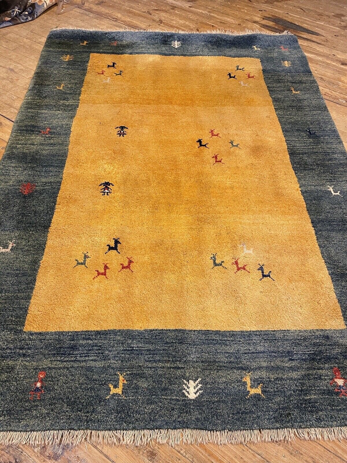 Perserteppich Gabbeh 250 x 180 cm Kaschmir handgeknüpft
