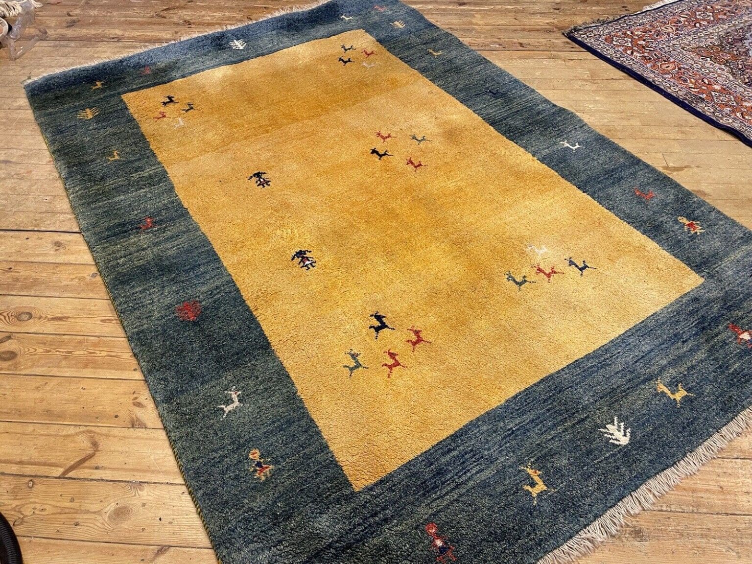 Perserteppich Gabbeh 250 x 180 cm Kaschmir handgeknüpft