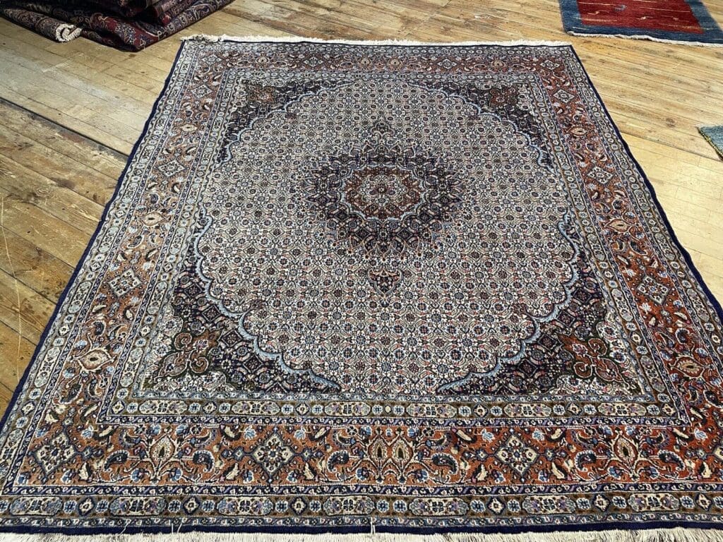 Perserteppich Moud 250x200 cm Wolle handgeknüpft
