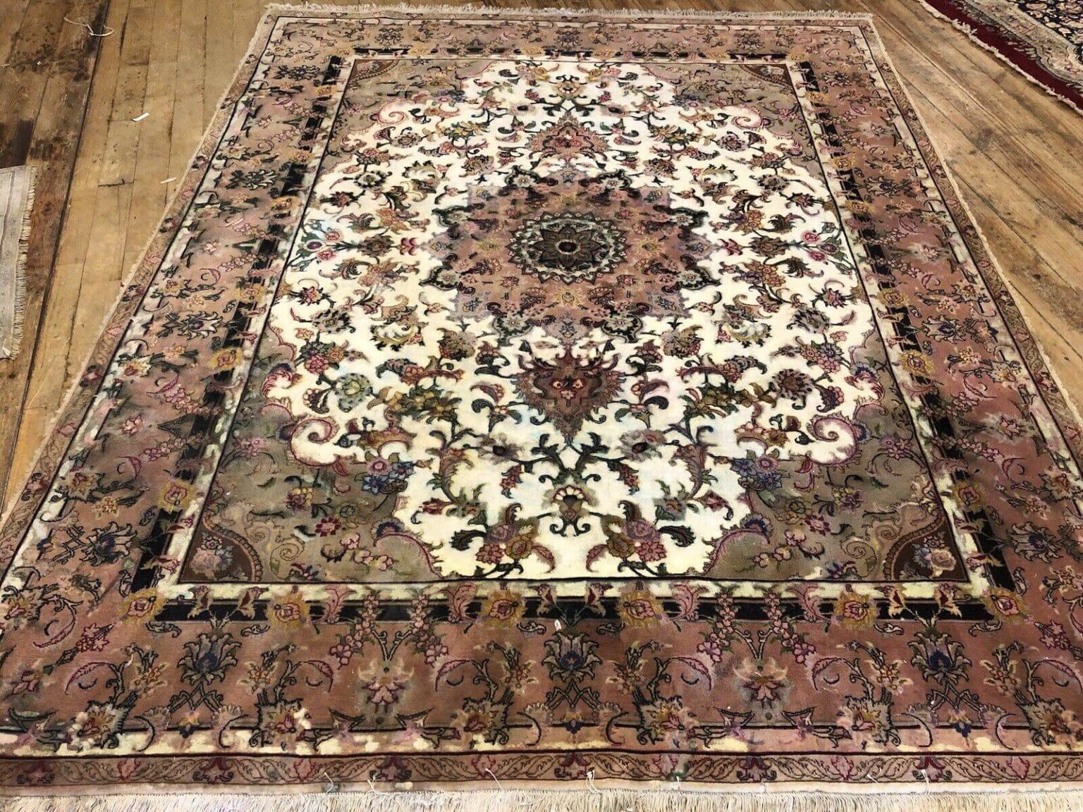 Perserteppich Tabriz 260x210 cm Schurwolle handgeknüpft
