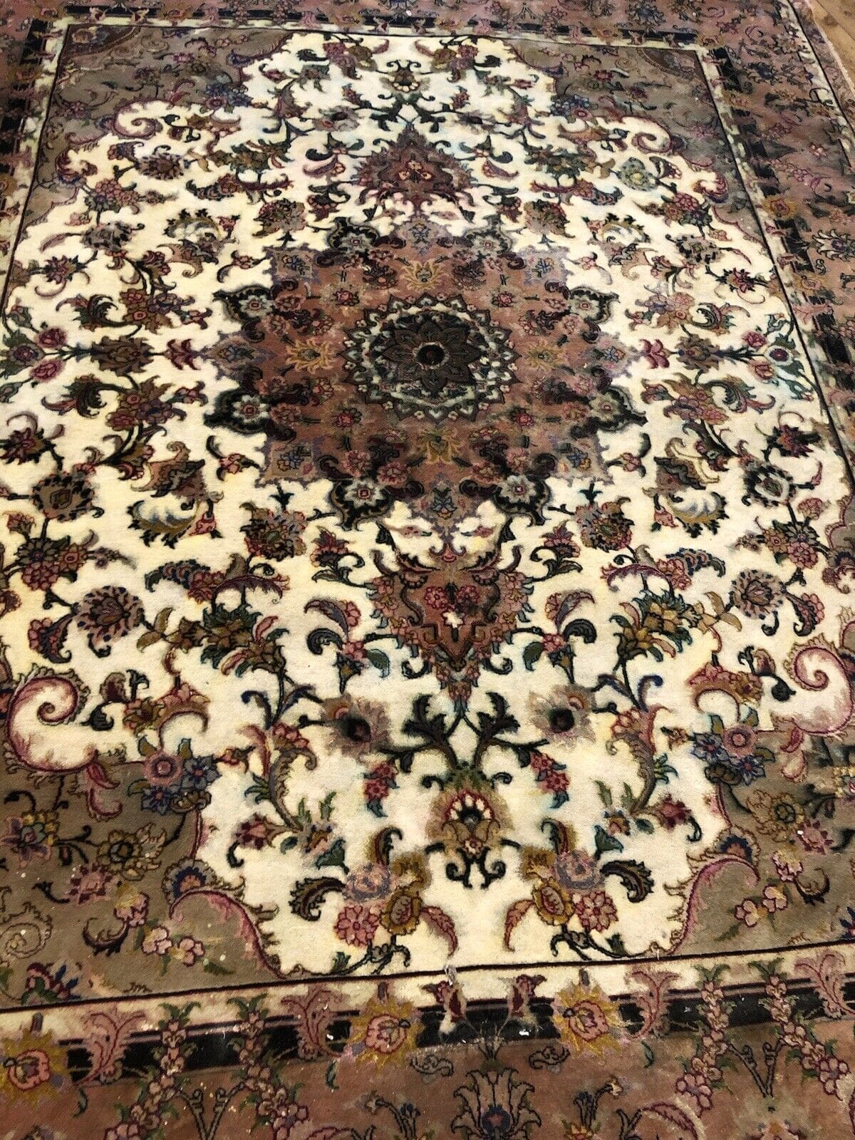 Perserteppich Tabriz 260x210 cm Schurwolle handgeknüpft