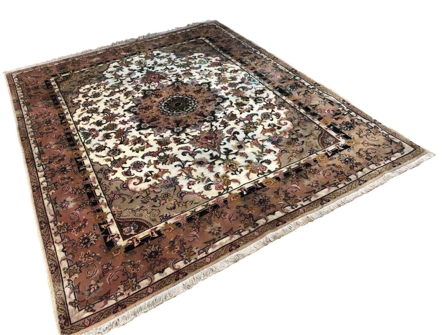 Perserteppich Tabriz 260x210 cm Schurwolle handgeknüpft
