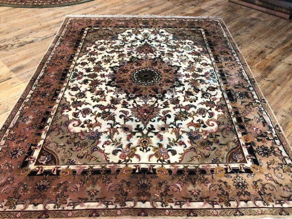 Perserteppich Tabriz 260x210 cm Schurwolle handgeknüpft