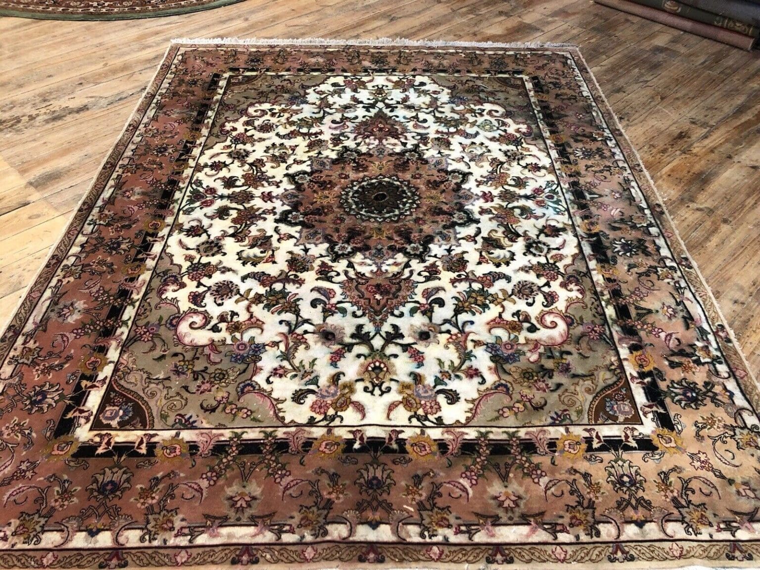 Perserteppich Tabriz 260x210 cm Schurwolle handgeknüpft