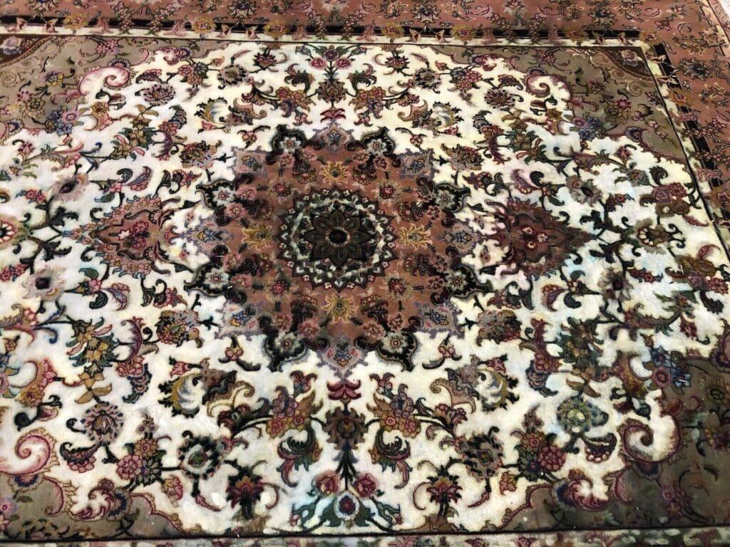 Perserteppich Tabriz 260x210 cm Schurwolle handgeknüpft