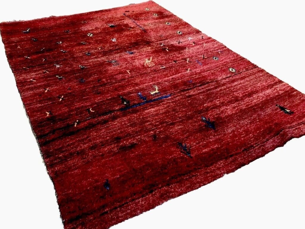 Perserteppich Gabbeh 200 x 300 cm Kaschmir handgeknüpft