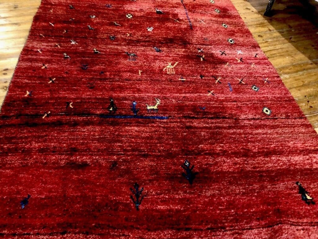 Perserteppich Gabbeh 200 x 300 cm Kaschmir handgeknüpft