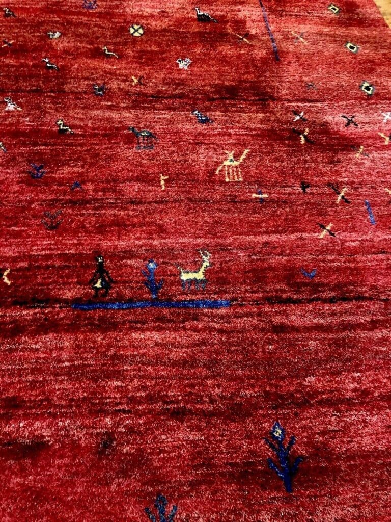 Perserteppich Gabbeh 200 x 300 cm Kaschmir handgeknüpft