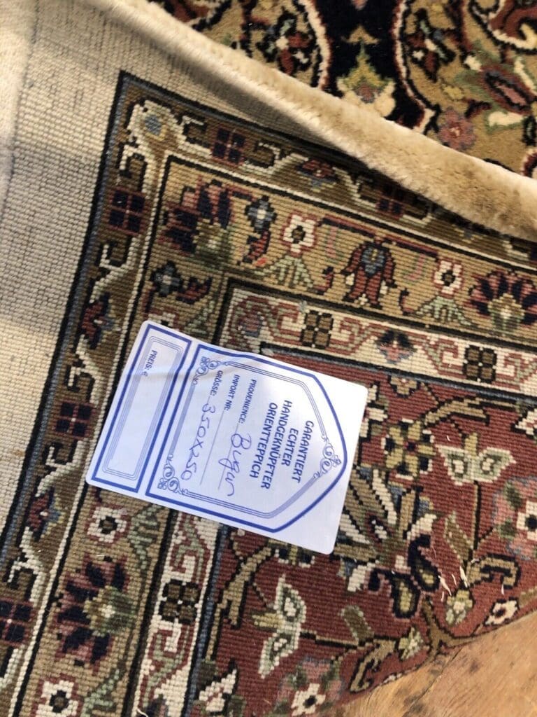 exquisiter-bijar-teppich-in-beige-250-x-350-cm-450000-knoten-aus-100-1-9 Perserteppich Bijar 250 x 350 cm Schurwolle handgeknüpft