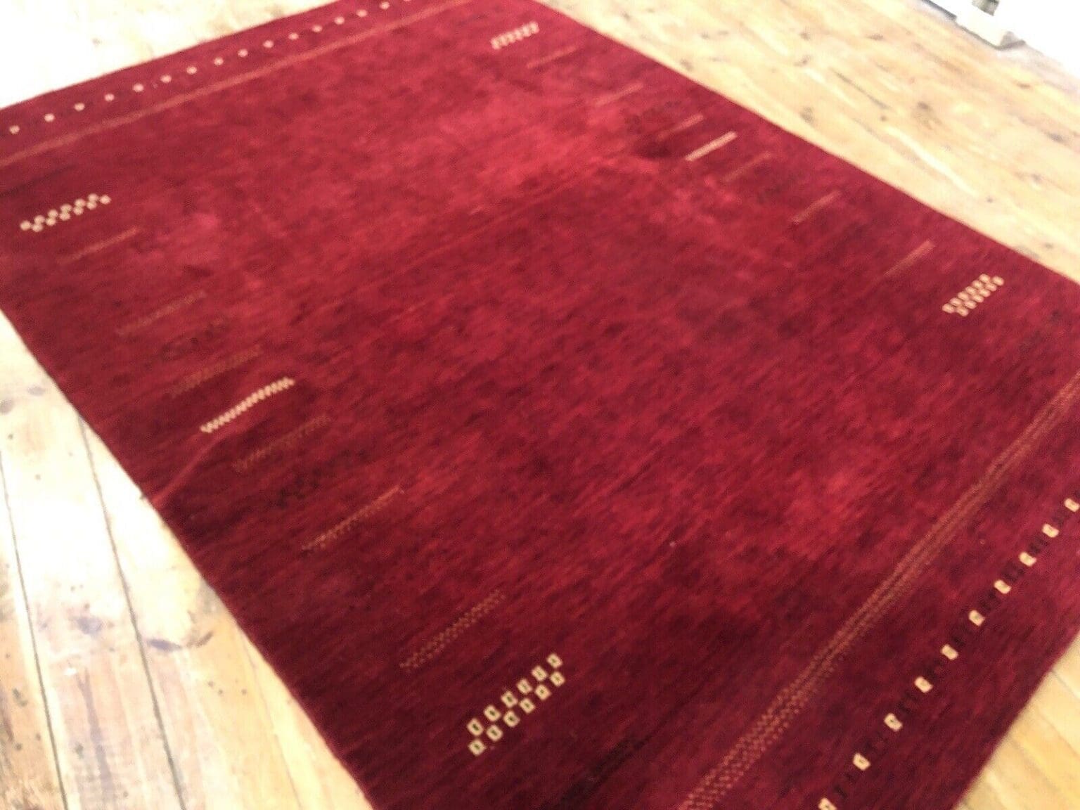 hochwertiger-loribaft-teppich-245x175-cm-handgeknupft-rote-wolle-fur-1 Perserteppich Loribaft 245x175 cm Wolle handgeknüpft
