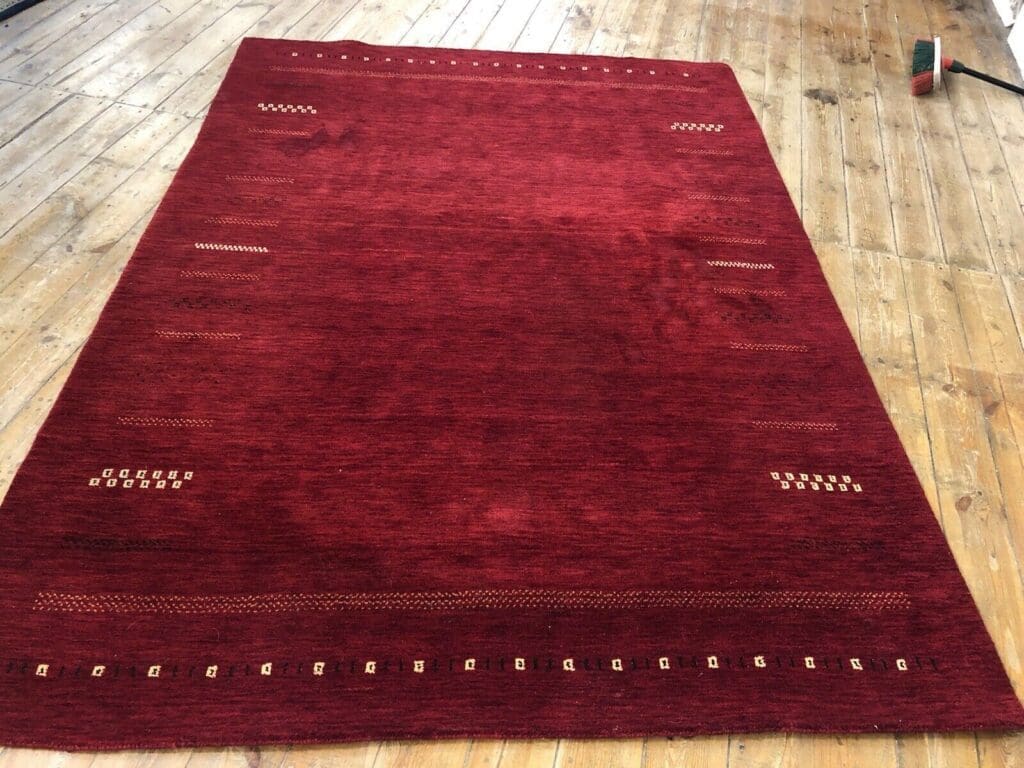 hochwertiger-loribaft-teppich-245x175-cm-handgeknupft-rote-wolle-fur-2 Perserteppich Loribaft 245x175 cm Wolle handgeknüpft