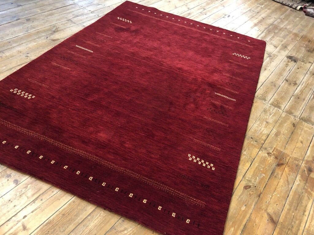 hochwertiger-loribaft-teppich-245x175-cm-handgeknupft-rote-wolle-fur-4 Perserteppich Loribaft 245x175 cm Wolle handgeknüpft