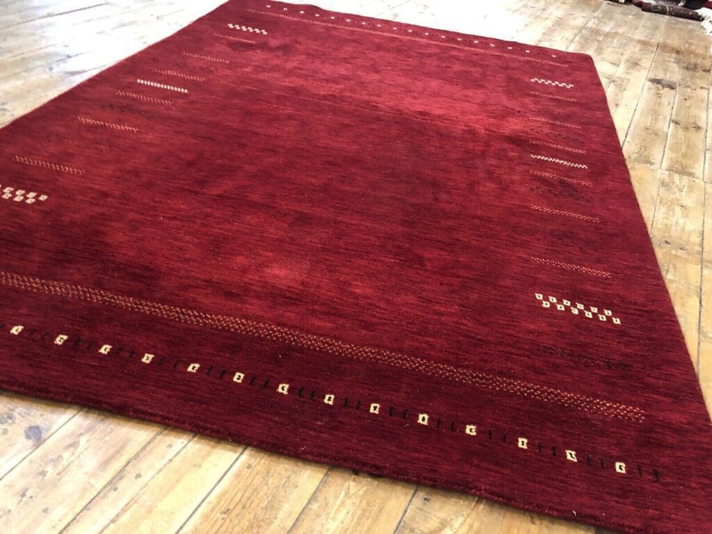 hochwertiger-loribaft-teppich-245x175-cm-handgeknupft-rote-wolle-fur-5 Perserteppich Loribaft 245x175 cm Wolle handgeknüpft