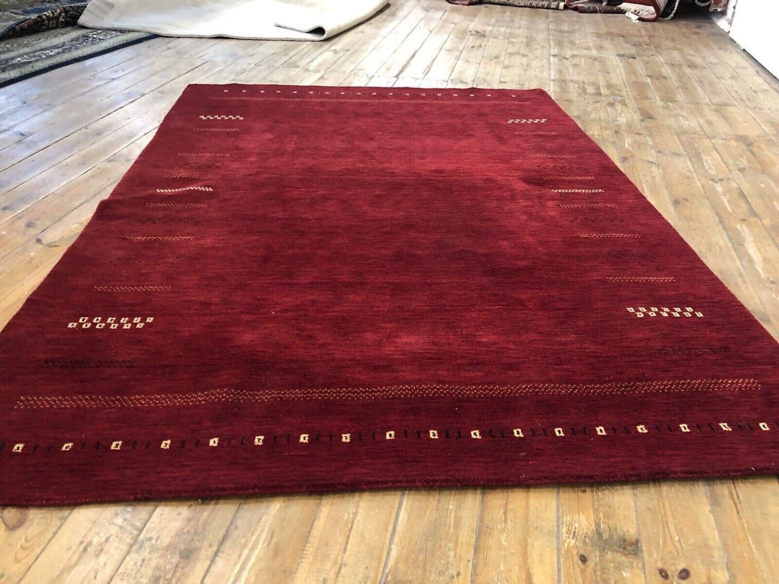 hochwertiger-loribaft-teppich-245x175-cm-handgeknupft-rote-wolle-fur-8 Perserteppich Loribaft 245x175 cm Wolle handgeknüpft