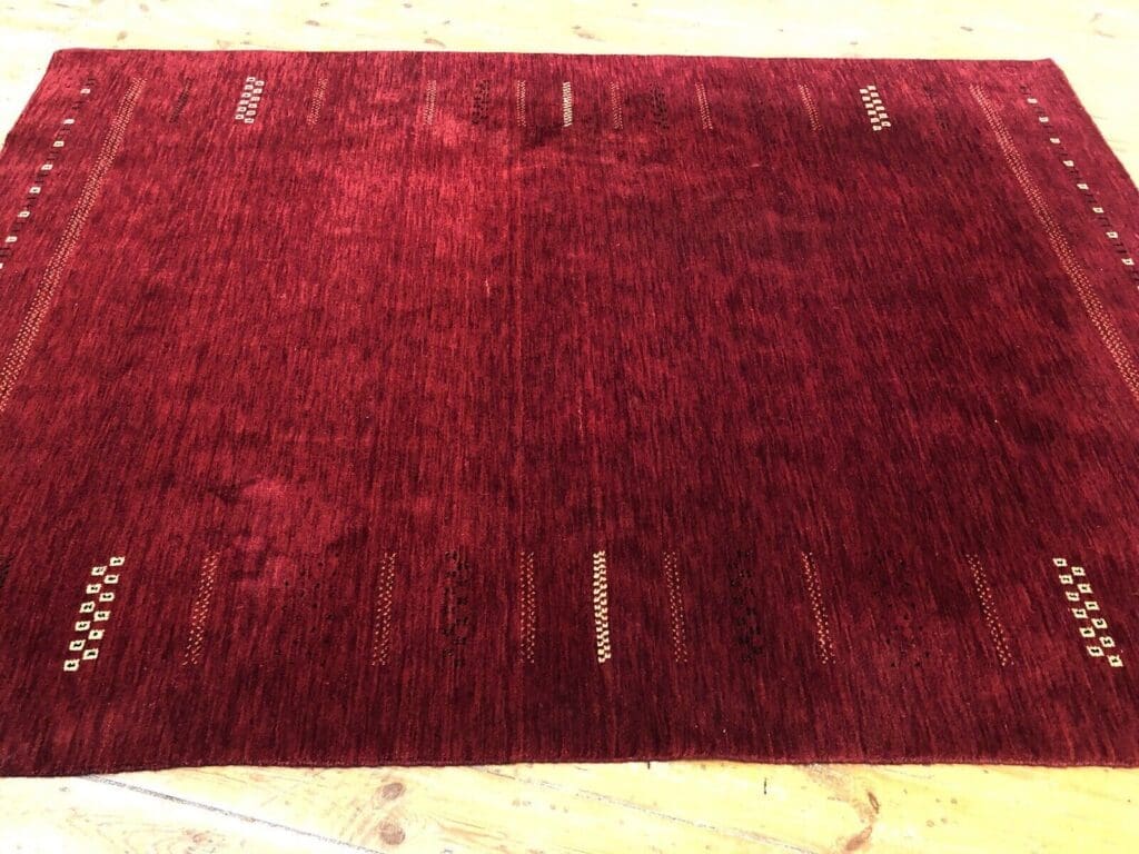 hochwertiger-loribaft-teppich-245x175-cm-handgeknupft-rote-wolle-fur-9 Perserteppich Loribaft 245x175 cm Wolle handgeknüpft