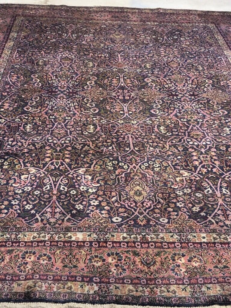 Perserteppich Kaschmir 350x250 cm Seide handgeknüpft