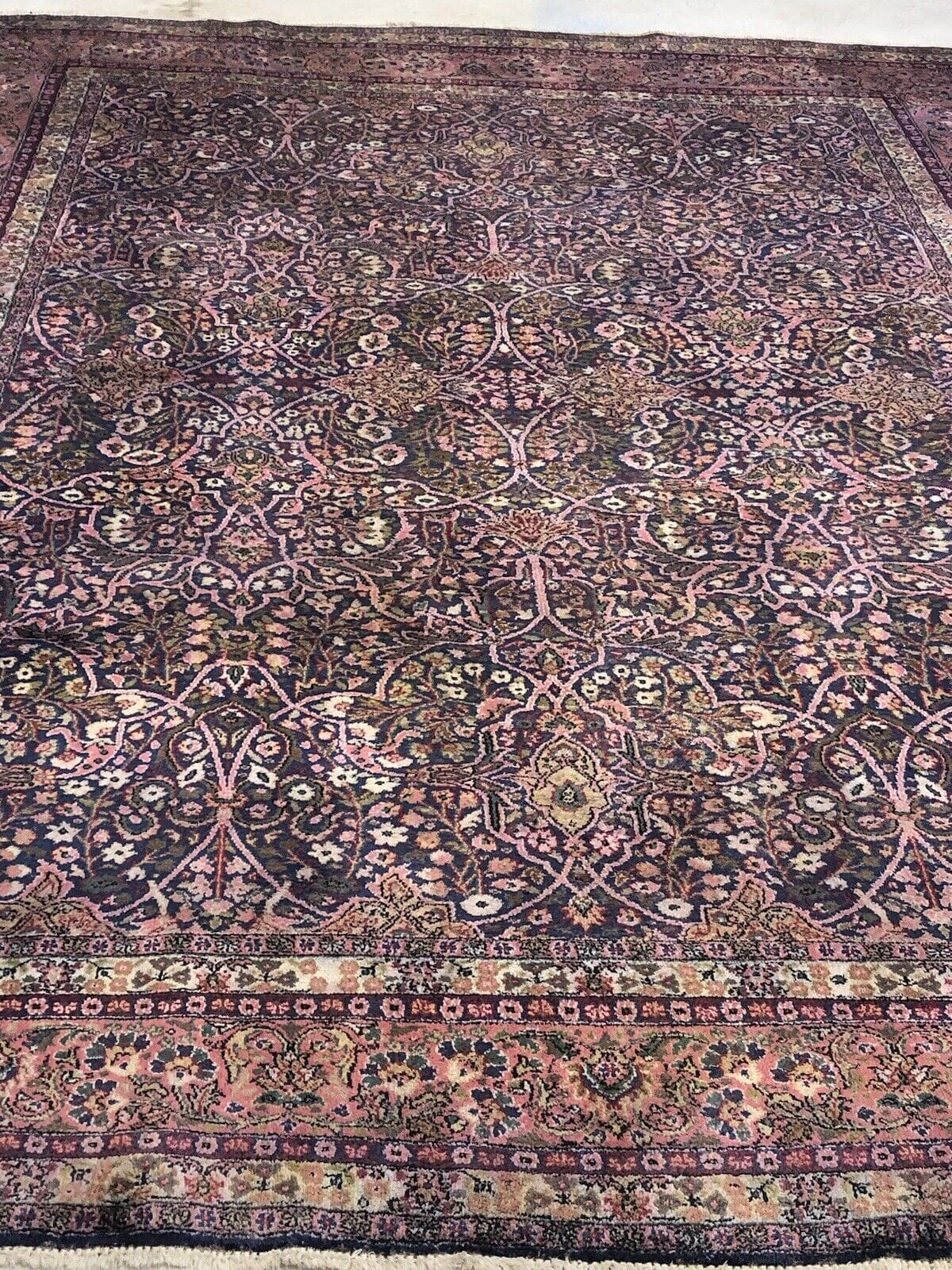 Perserteppich Kaschmir 350x250 cm Seide handgeknüpft