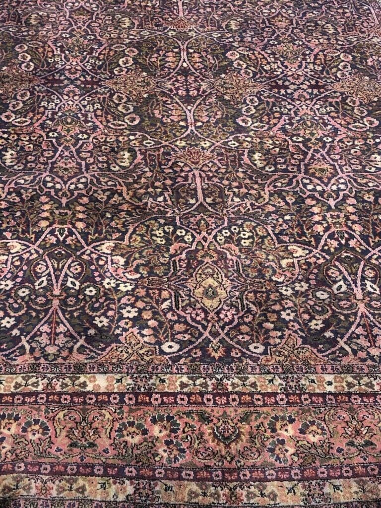 Perserteppich Kaschmir 350x250 cm Seide handgeknüpft